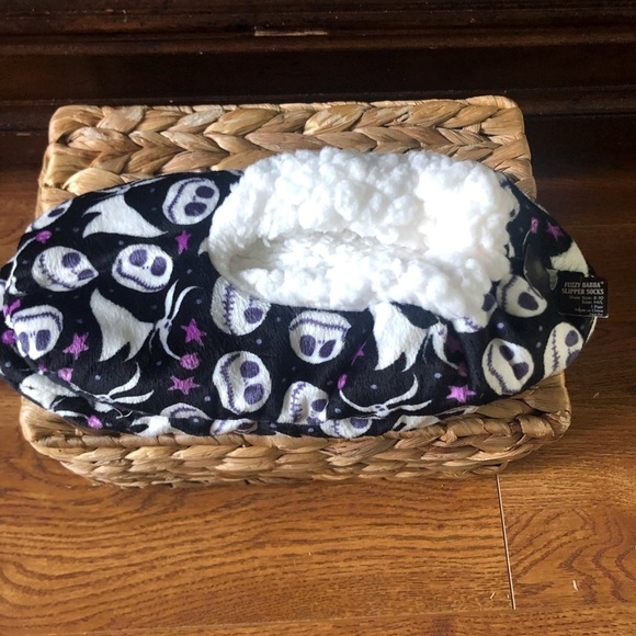 Disney Accessories - Disney Nightmare Before Christmas fuzzy babba slipper socks